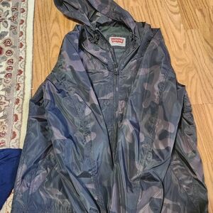 Levi's camouflage rain jacket